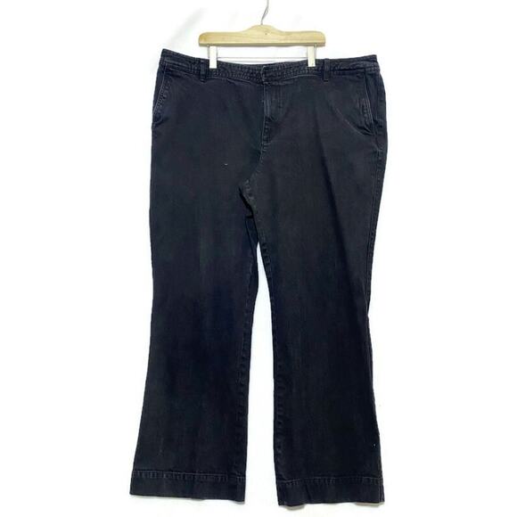 Chaps Jeans Women's Size 20W Black Denim - Picture 1 of 5